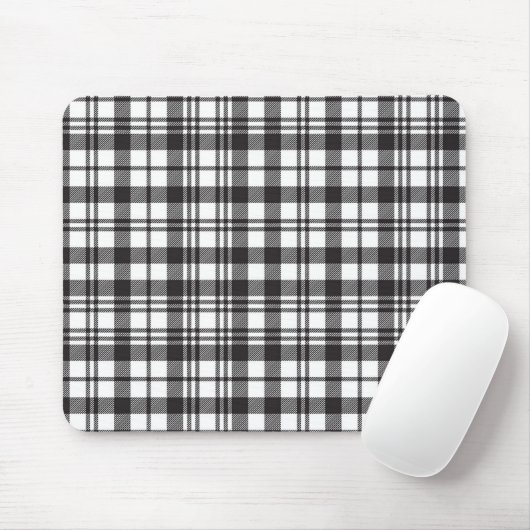 Gestreepte Plaid Patroon | Geruite Ontwerp Muismat (Met muis)
