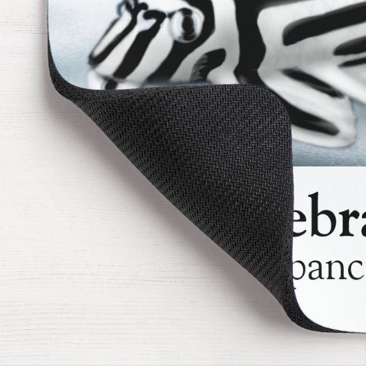 Gestreepte Pleco Mousepad Muismat (Hoek)