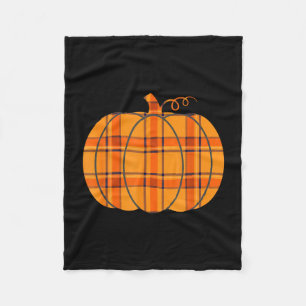 Gestreepte pompoen halloween thanksgiving herfst d fleece deken