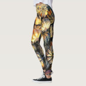 Gestreepte Pompoenen Cluster Leggings (Links)