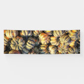 Gestreepte Pompoenen Cluster Spandoek (Horizontaal)