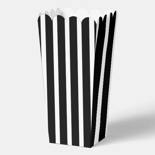 Gestreepte Popcorn Favors Box Bedankdoosjes (Achterkant)