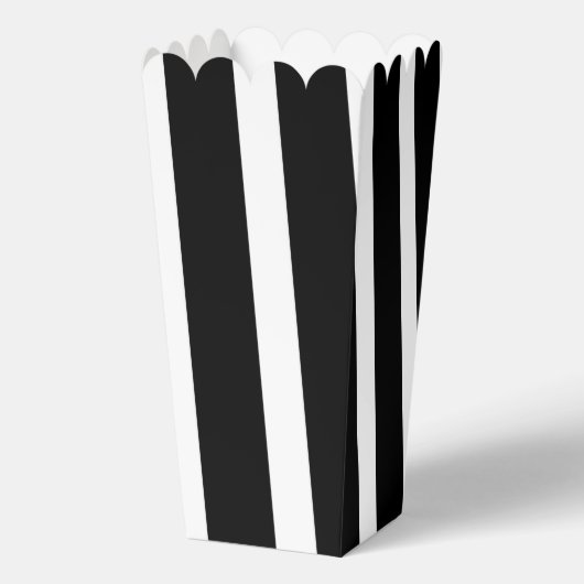Gestreepte Popcorn Favors Box Bedankdoosjes (Voorkant)