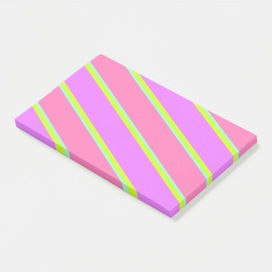 Gestreepte Post it Notes (Schuin)