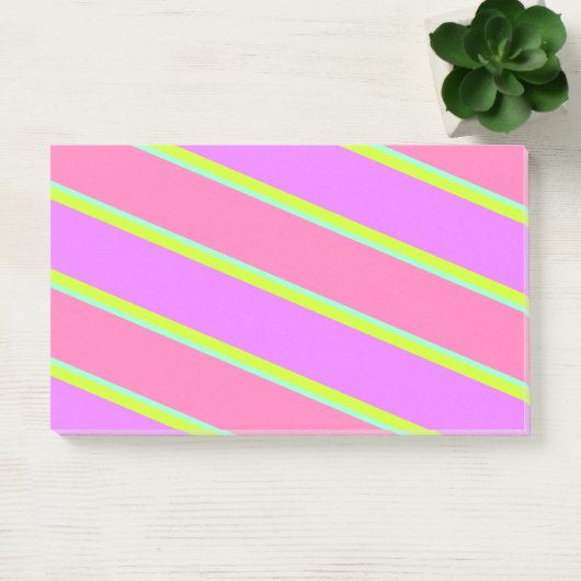 Gestreepte Post it Notes (Kantoor)
