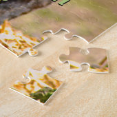 Gestreepte Puppy Profiel Portret Legpuzzel (Zijkant)