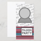 gestreepte pyjamafeest (Voorkant / Achterkant)