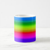 Gestreepte regenboog koffiemok (Center)