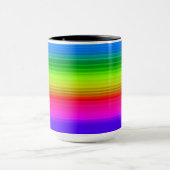 Gestreepte regenboog mok (Midden)