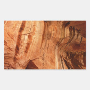 Gestreepte Rock of Double Arch Alcove I van Zion Rechthoekige Sticker