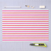 Gestreepte rode en roze tissuepapier (Craft)