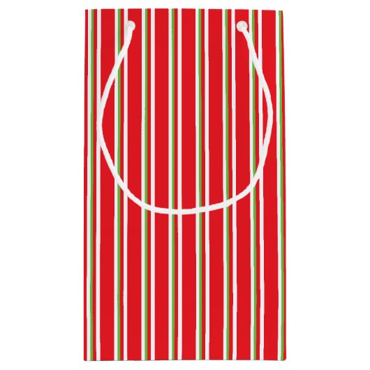 Gestreepte rode groene cookie swap / bakken gesche klein cadeauzakje (Achterkant)