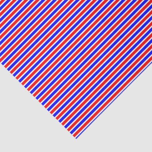 Gestreepte rode, witte blauwe tissuepapier (Detail)