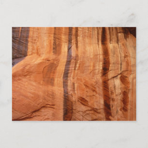 Gestreepte Rots van Double Arch Alcove II bij Zion Briefkaart