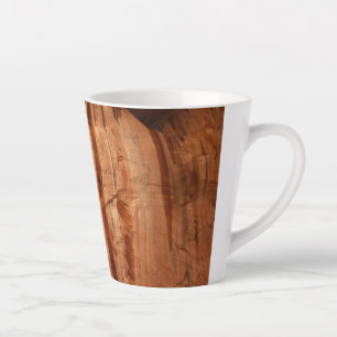 Gestreepte Rots van Double Arch Alcove II bij Zion Latte Mok