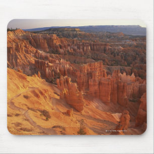 Gestreepte rotsformaties in canyon muismat
