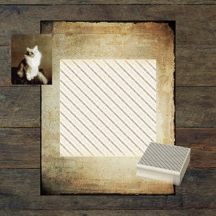 Gestreepte Rubberstempel