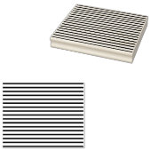 Gestreepte Rubberstempel (Gestempeld)