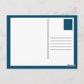 Gestreepte Saxofone-Briefkaart Briefkaart (Achterkant)