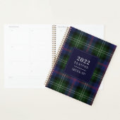 Gestreepte Schotse Ruit 2022 Clan Sutherland Gerui Planner (Display)