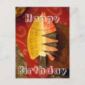 Gestreepte sensatie Tijger Barb Fish Art Print Briefkaart (Voorkant)