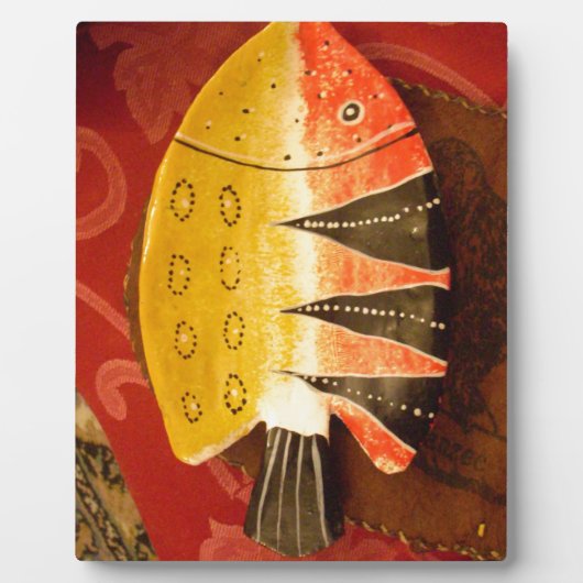 Gestreepte sensatie Tijger Barb Fish Art Print Fotoplaat (Voorkant)