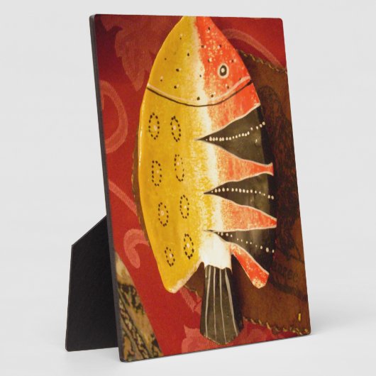 Gestreepte sensatie Tijger Barb Fish Art Print Fotoplaat (Zijkant)