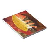 Gestreepte sensatie Tijger Barb Fish Art Print Notitieblok (Schuin)