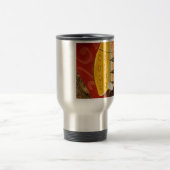 Gestreepte sensatie Tijger Barb Fish Art Print Reisbeker (Center)