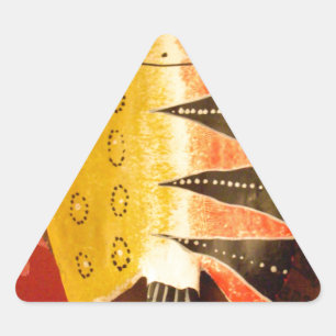 Gestreepte sensatie Tijger Barb Fish Art Print Sticker