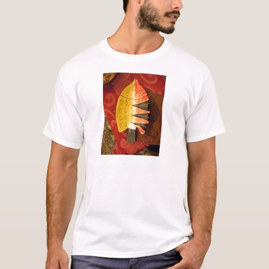 Gestreepte sensatie Tijger Barb Fish Art Print T-shirt (Voorkant)