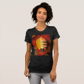 Gestreepte sensatie Tijger Barb Fish Art Print T-shirt (Voorkant volledig)