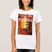 Gestreepte sensatie Tijger Barb Fish Art Print T-shirt (Voorkant)