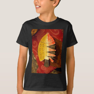 Gestreepte Sensatie Tijger Barb Vis Kunstprint T-shirt
