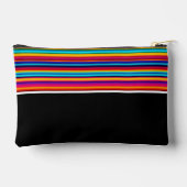 Gestreepte serape met monogram etui (Achterkant)