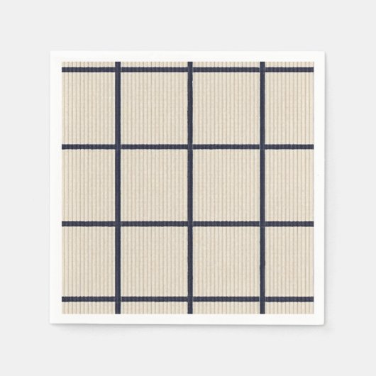 gestreepte servet (Voorkant)