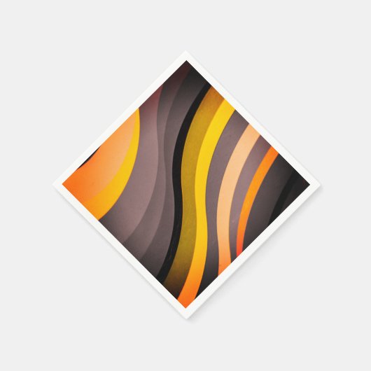 Gestreepte Servet (Hoek)