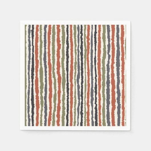 gestreepte servet (Voorkant)