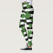 Gestreepte Shamrock Delight Leggings (Links)