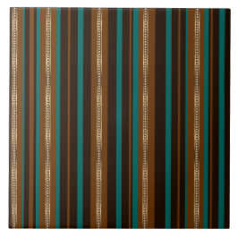 Gestreepte sieraden tegeltje