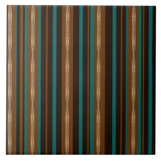 Gestreepte sieraden tegeltje (Voorkant)