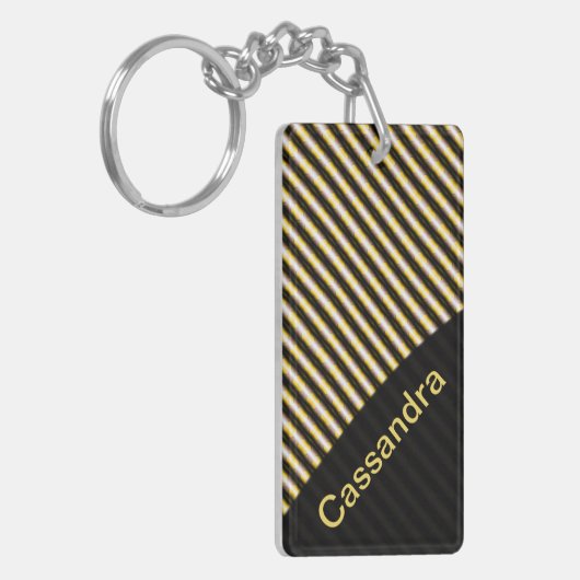 Gestreepte Sleutelhanger (Voorkant Links)