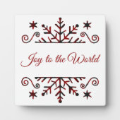 Gestreepte sneeuwvlok  fotoplaat (Voorkant)