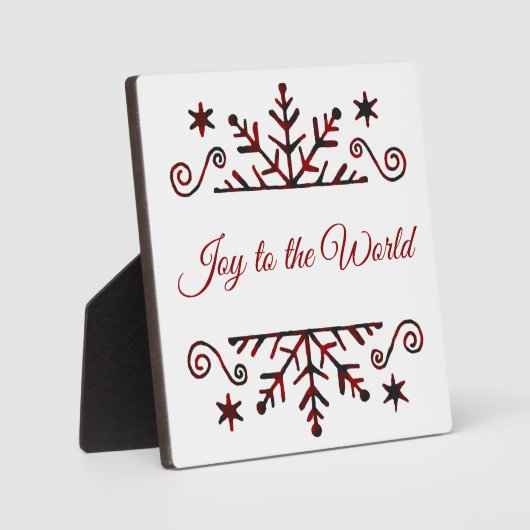 Gestreepte sneeuwvlok  fotoplaat (Voorkant)