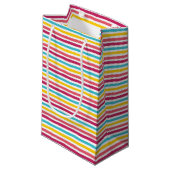 Gestreepte Snoep Leuke Schattigee Gift Bag Klein Cadeauzakje (Voorkant Gekanteld)