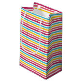 Gestreepte Snoep Leuke Schattigee Gift Bag Klein Cadeauzakje (Achterkant Gekanteld)