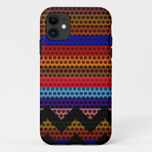 Gestreepte stalen stallonmetaal 2 Case-Mate iPhone case (Achterkant)