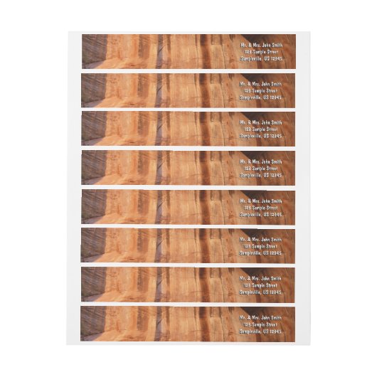 Gestreepte steen van Double Arch Alcove II bij Zio (Vel)