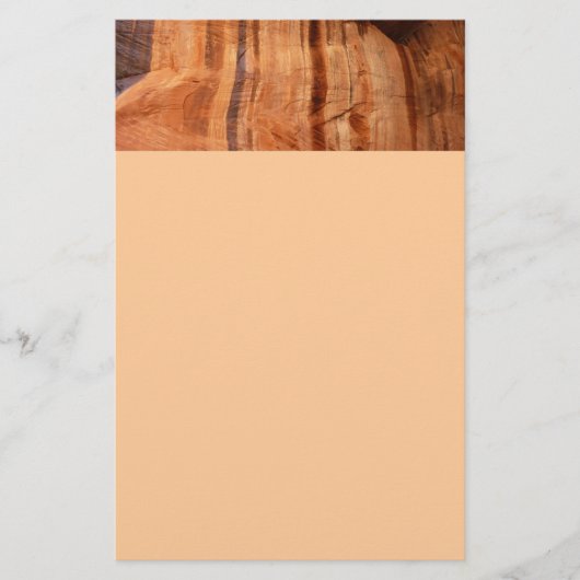 Gestreepte steen van Double Arch Alcove II bij Zio Briefpapier (Voorkant)