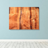 Gestreepte steen van Double Arch Alcove II bij Zio Canvas Afdruk (Insitu (Houten vloer))